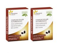 Complexe Solaire Autobronzant | Préparateur Solaire | 2-en1 | 60 Capsules