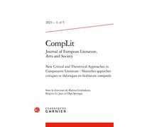 CompLit. Journal of European Literature, Arts and Society Brigitte Le Juez (Direction)