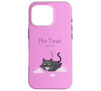Complot mystérieux et Douillet Twist The Cat Did It Cosy Crime Book Lover Coque pour iPhone 16 Pro