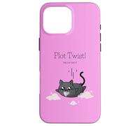 Complot mystérieux et Douillet Twist The Cat Did It Cosy Crime Book Lover Coque pour iPhone 16 Pro Max