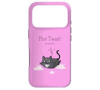 Complot mystérieux et Douillet Twist The Cat Did It Cosy Crime Book Lover Coque pour iPhone 17 Pro