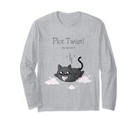 Complot mystérieux et Douillet Twist The Cat Did It Cosy Crime Book Lover Manche Longue