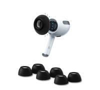 Comply 3.0 Lot de 3 Paires de Bouchons d'oreille en Mousse de qualité supérieure compatibles avec Apple AirPods Pro Gen 1 et 2, Petite Taille, édition limitée, Noir fantôme, Isolation phonique,