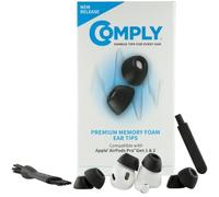 Comply Embouts d'oreille en Mousse pour Apple AirPods Pro génération 1 et 2, Confort Ultime, Ajustement inébranlable, Taille S, 3 Paires
