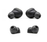Comply Embouts en Caoutchouc Mousse à mémoire de Forme pour Sony TrueWireless, Tailles S, M et L, 3 Paires Noires, Confort Ultime, Ajustement Stable, Embouts de Rechange en Mousse à mémoire de Forme