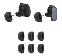 Comply Memory Foam Replacement Earbud Tips for Bose QuietComfort, Ultra, II | Ultimate Comfort, Secure Fit, Superior Noise Isolation | Black, Large (3 Pairs)