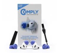 Comply TrueGrip Lot de 3 Paires d'embouts de Rechange en Mousse à mémoire de Forme pour Apple AirPods Pro Gen 3 Confort Durable, Ajustement sûr, Isolation sonore supérieure Bleu (S/M/L)