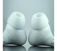 Comply TrueGrip Max | Embouts de Rechange en Mousse à mémoire de Forme Premium pour Apple AirPods Pro (1 & 2 générations) | Technologie SmartSkin™ | Blanc, Taille M, 1 Paire