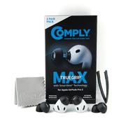 Comply TrueGrip Max | Embouts de Remplacement en Mousse à mémoire de Forme Haut de Gamme pour Apple AirPods Pro 3 | Technologie SmartSkin™ | Excellente Isolation phonique | Noir, Taille L, 3 Paires