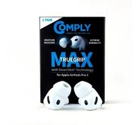 Comply TrueGrip Max | Embouts de Remplacement en Mousse à mémoire de Forme Haut de Gamme pour Apple AirPods Pro 3 | Technologie SmartSkin™ | Excellente Isolation phonique | Blanc, Taille S, 1 Paire