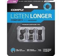 Comply Tsx-500 Embouts De Remplacement En Mousse - Medium (3 Paires) Noir Comfort Plus