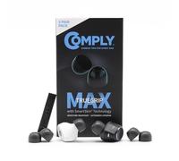 Comply TW-170-A | Embouts TrueGrip Max en Mousse à mémoire de Forme pour Bowers & Wilkins, Jabra, SteelSeries, TOZO, Soundcore | Confort Ultime, Ajustement sûr, Isolation Acoustique supérieure | Noir