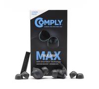 Comply TW-180-A | Embouts TrueGrip Max en Mousse à mémoire de Forme pour Samsung Galaxy Buds FE & Beats Powerbeats Fit | Confort Ultime, Ajustement sûr, Isolation Acoustique supérieure | Noir, M (3
