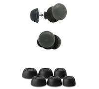 Comply TW-700-B Embouts de rechange en mousse à mémoire de forme pour Google Pixel Buds Pro 2, Soundcore Liberty 4 NC et plus | Confort ultime, ajustement sûr, isolation acoustique supérieure | Noir,