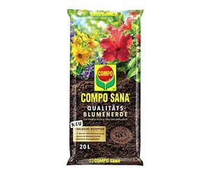 Compo 1114204 Sac de terreau pour des Plantes d'intérieur/Balcon, Marron, 20 L