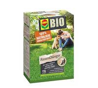 COMPO BIO Engrais naturel pour gazon, effet immédiat et à long terme, granulés fins, 3 kg, 75 m²