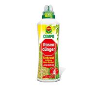 COMPO Engrais liquide pour pelouse, mauvaises herbes et mousses, 1,3 l pour