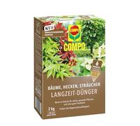 COMPO Engrais longue durée pour arbres, haies, arbustes, formule plus respectueuse de l'environnement, effet longue durée de 6 mois, 2 kg, pour haies de 40 mètres courants