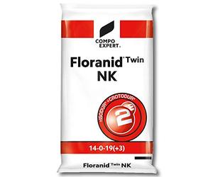 Compo Expert Engrais de Gazon Floranid Twin NK 25 kg Engrais Professionnel Long Terme