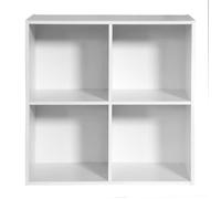 COMPO Meuble de rangement 4 cases Blanc - L61,5 cm