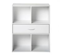 COMPO Meuble de rangement contemporain blanc - L 62 cm