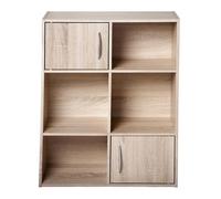 COMPO Meuble de rangement contemporain coloris chêne - L 62 cm