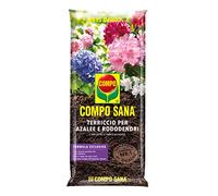 Compo Sana - Terreau de qualité pour azalées rhododendrons et plantes acides, pack de 20 litres