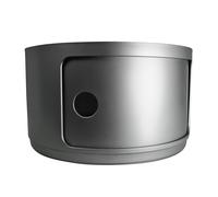Kartell Componibili, Conteneur 1 élément, Argent, Base ronde