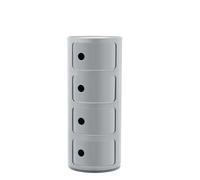 Componibili 4985 4 éléments Kartell argent - 8058967250992