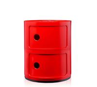 Kartell Componibili 2 - Conteneur rouge H 40cm/ Ø 32cm