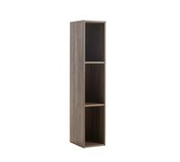 Composad | Armoire Murale de la Ligne INFINITO avec 3 Compartiments, Meuble Salon, Salon, Moderne et élégant, (LxHxP) 25 x 123,2 x 30 cm, Noce Brera, Made in Italy