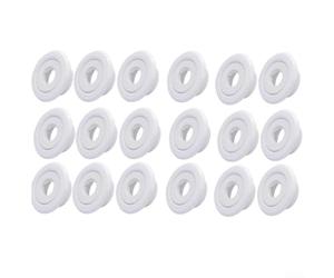 Composant de garniture profilé pour les applications d'arrosage DN15 avec des dimensions cohérentes et un traitement non réfléchissant (DN15 blanc)