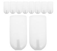 Composant D'effet Sonore de Jouet, Couineur Plastique Ovale, 10 Pièces | Insertions Intégrées, Plastique Blanc, Ajoute un Son Quand On Presse, pour Projets Couture et Jouets Chien