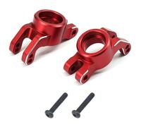 Composants Auto RC Compatible avec ARRMA pour Mini pour Kraton 1/16 RC, Pièces De Mise À Niveau Voiture, Accessoires Remplacement, Kit Bras Moyeu Tasse Arrière en Métal(Red)