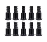 Composants Auto RC Compatible avec Axial pour SCX10 AR44 AR45 pour Capra F9 Essieu Portail RC Car PartM3x4x10mm Hex Buttonhead Incision Kingpin Vis À Épaulement(Black)