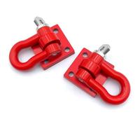 Composants Auto RC Compatible avec Axial pour SCX6 pour JLU pour Trail pour Honcho 1/6 RC, Pièces De Voiture sur Chenilles, Manilles Treuil À Boucle Crochets Remorque en Métal