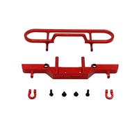Composants Auto RC Compatible avec FMS FCX24M pour Camel Cup D90 pour Defender First pour Range pour Rover pour Discovery 1/24 RC Pare-Chocs Avant(Red)