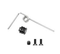 Composants Auto RC Compatible avec Kyosho MP9 MP10 GT2 GT 1/8 RC Hors Route pour Buggy, Pièces De Mise À Niveau, Ensemble Montage Tuyau D'échappement, Support Renforcé 277 K(Black)