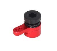 Composants Auto RC Compatible avec LOSI 1/18 pour Mini LMT 4X4 Monster Truck RC, Pièces De Mise À Niveau Voiture Intégré Bras Klaxon Servo 25T en Alliage D'aluminium(Red)