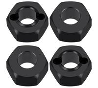 Composants Auto RC Compatible avec LOSI pour Mini-b 2WD 1/16 pour Mini-t 2.0 1/18 Pièces De Mise À Niveau Voiture RC 4 Adaptateurs Moyeu Roue Hexagonale en Métal Conversion