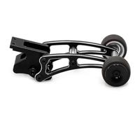 Composants Auto RC Compatible avec MJX pour Hyper for Go, Échelle 1/14, Pièces De Mise À Niveau Voiture RC, Modification, Accessoires Remplacement, Barre Roue en Métal(Black)