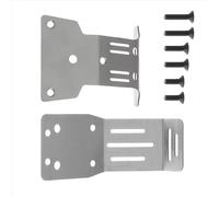Composants Auto RC Compatible avec Tamiya Fighter NXGEN DT04 1/10 RC, Pièces De Mise À Niveau De Voiture, Plaques De Protection Inférieures Avant Et Arrière du Kit De Cadre