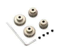 Composants Auto RC Compatible avec Tamiya pour TT01 pour TT02 TB02 TA05 1/10 RC, Pièces De Mise À Niveau De Voiture, Pignon en Métal, Engrenage De Moteur 18T 19T 24T 25T