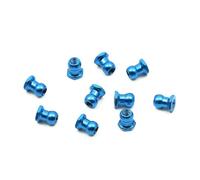 Composants Auto RC Compatible avec Tamiya TT 02 TB 05 M 06 04 1/10 RC pour Pièces De Châssis, Accessoires, Jeu De Connecteurs À Billes 5mm Bleu 53640 10 Pièces