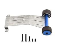 Composants Auto RC Compatible avec Traxxas pour Mini pour Slash 4X4 108164-1 1/16 RC, Pièces De Mise À Niveau Voiture, Accessoires Remplacement, Barre Roue en Métal(Blue)