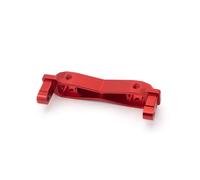 Composants Auto RC Compatible avec Traxxas pour TRX4 1/10 RC Voitures sur Chenilles Mises À Niveau Pièces Accessoires CNC Support De Pare-Chocs Avant en Alliage D'aluminium(Red)