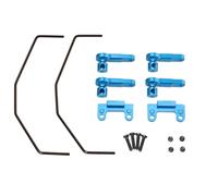Composants Auto RC Compatible avec Wltoys 144001 144010 124016 124018 124007 124017 124019, Accessoires De Mise À Niveau Voiture Télécommandée, Jeu Barres Anti-roulis en Métal(Blue)