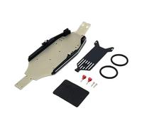 Composants Auto RC Compatible avec Wltoys 244016 pour LOSI Micro-b 1/24 RC, Pièces De Mise À Niveau De Voiture, Accessoires De Remplacement, Corps en Métal pour Châssis(Black)