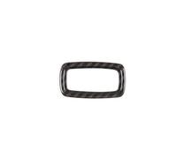 Composants automobiles Bouton De Commutation De Coffre De Hayon De Voiture, Cadre Décoratif Autocollant, Garniture ABS Chromé Pour Porsche Taycan 2019-2022(Carbon fiber)