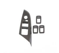 Composants automobiles Pour BMW X3 X4 F25 F26 2011-2017 ABS Chromé Boutons De Commutation De Levage De Vitres De Voiture, Cadre De Décoration, Garniture De Couverture(Carbon fiber)